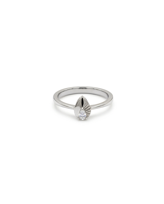 Quiet Pear Ring