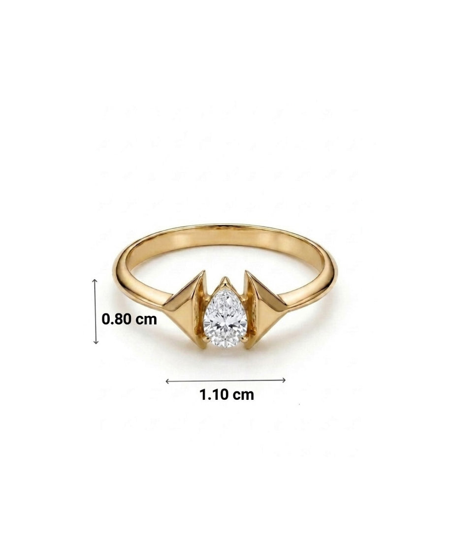 Thread Pear Ring