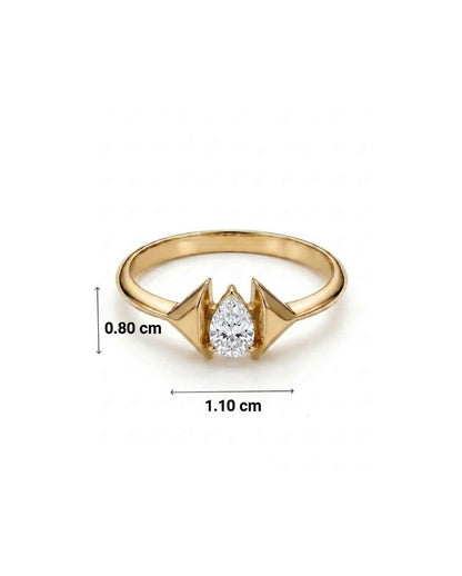 Thread Pear Ring