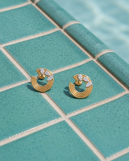 Orbit Marquise Earring