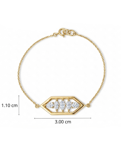 Path Marquise Bracelet