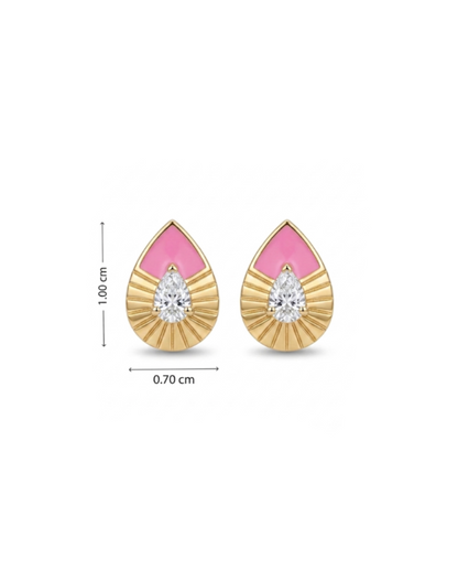 Quiet Pear Earring