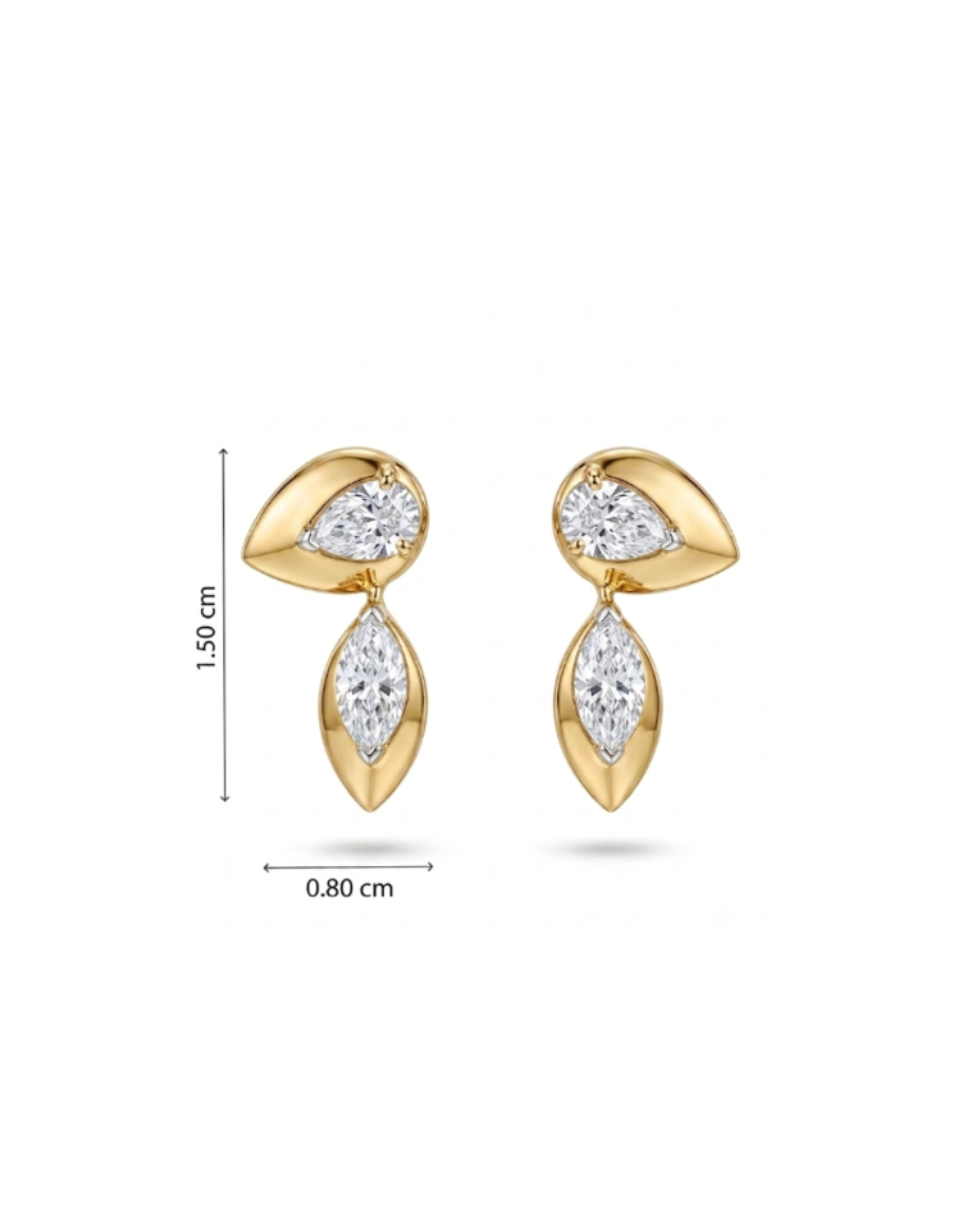 Orbit Marquise Earring
