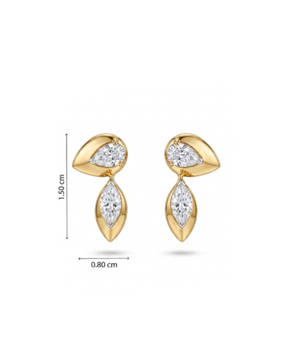 Orbit Marquise Earring