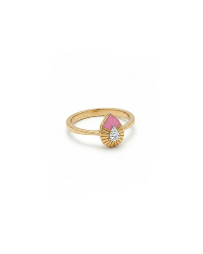 Quiet Pear Ring