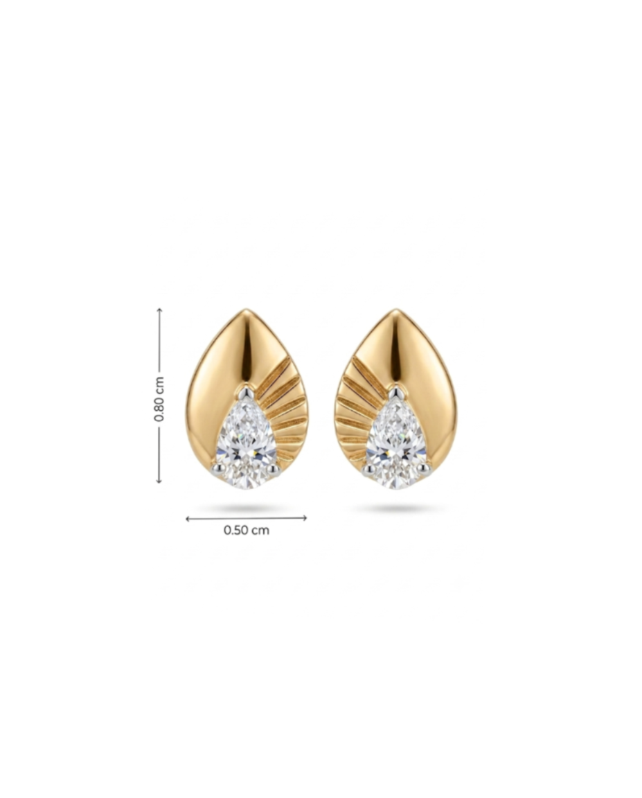 Spark Pear Earring