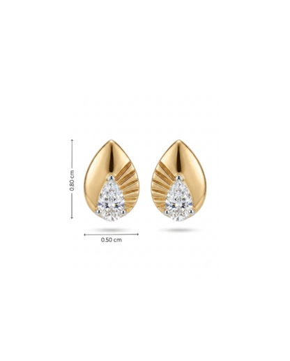 Spark Pear Earring