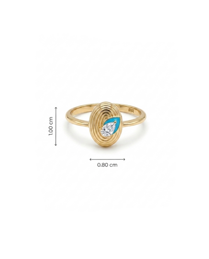 Morning Pear Ring