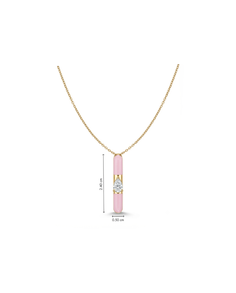 Glow Pear Necklace