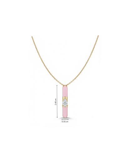 Glow Pear Necklace