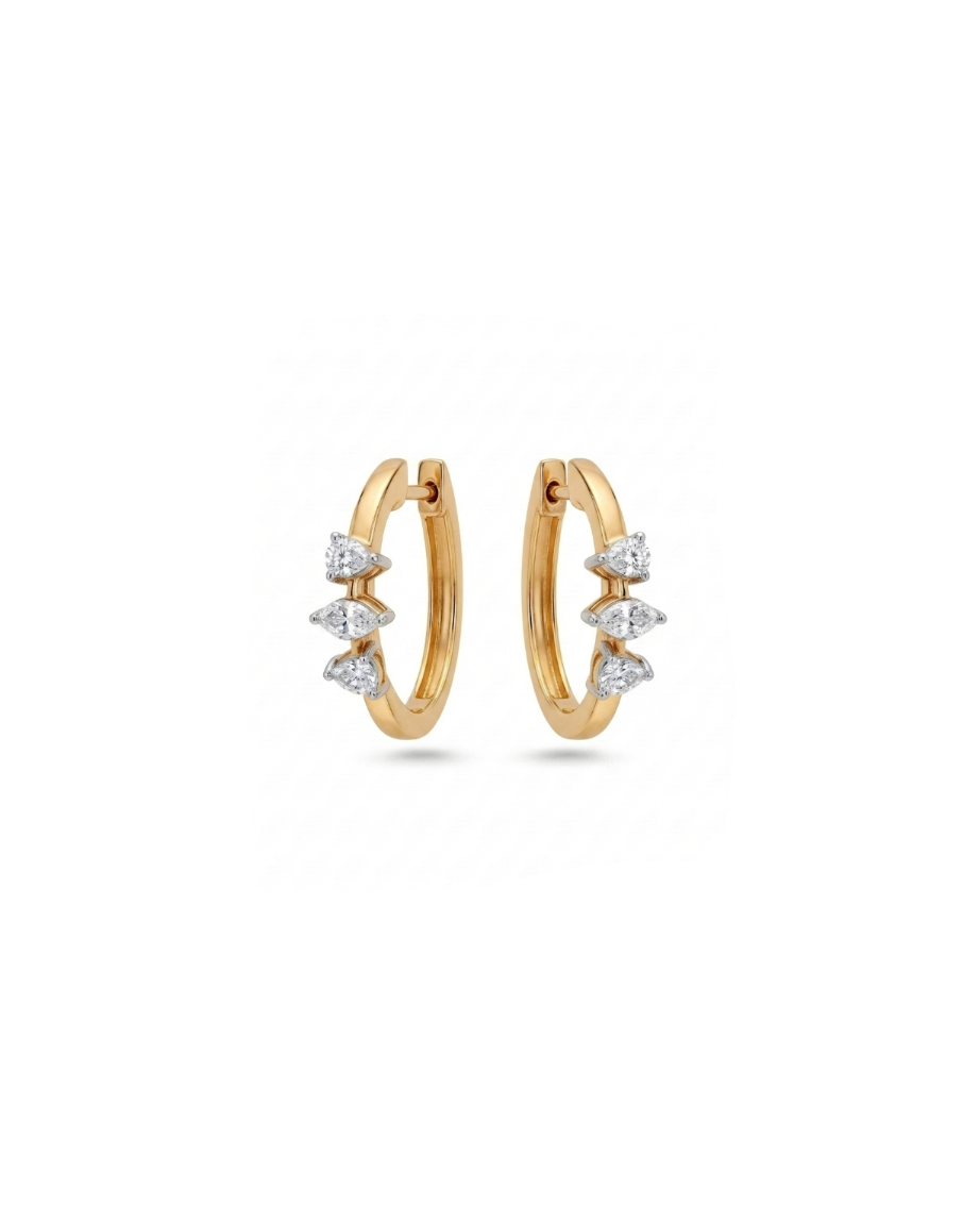 Between Marquise Earring