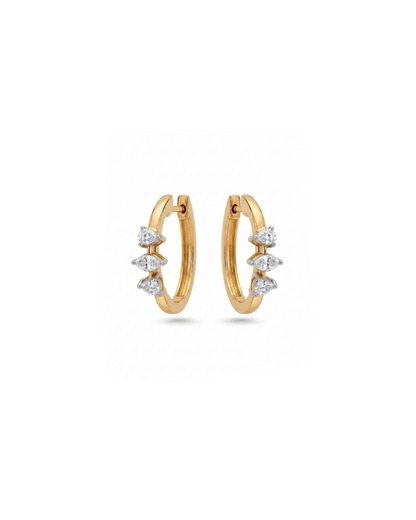 Between Marquise Earring