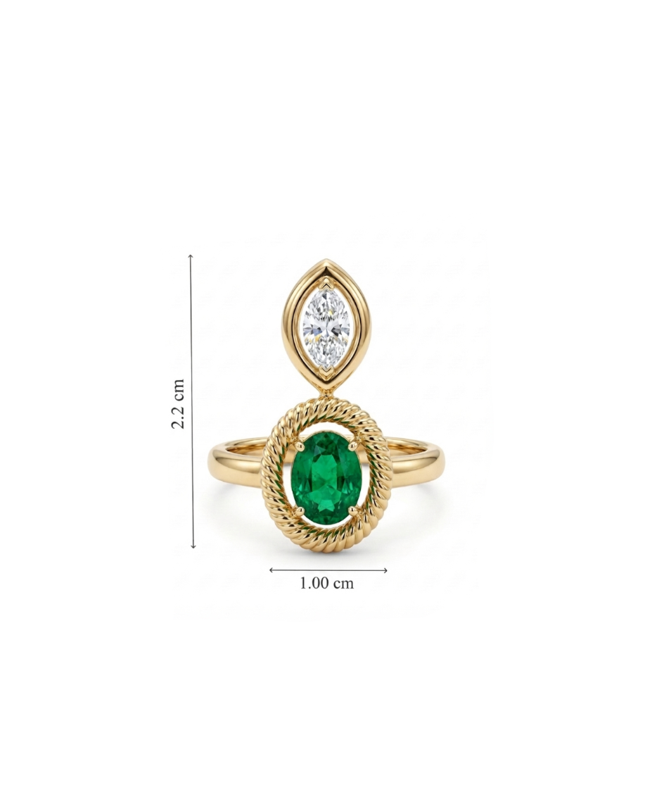 Found Marquise Ring