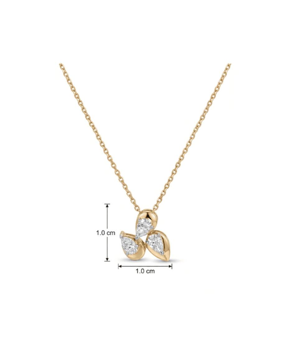 Echo Pear Necklace