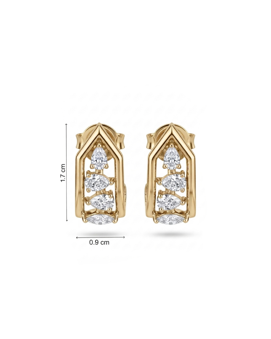 Path Marquise Earring