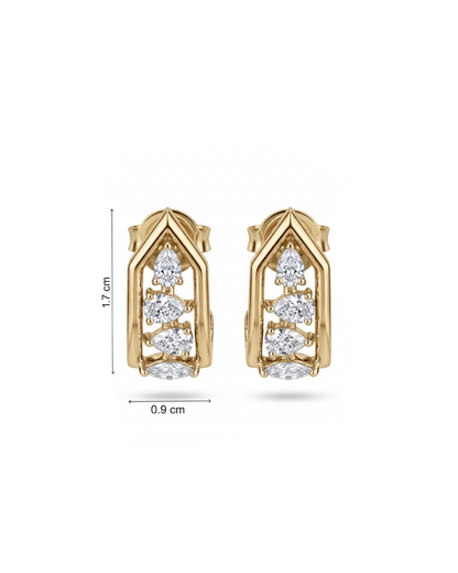 Path Marquise Earring