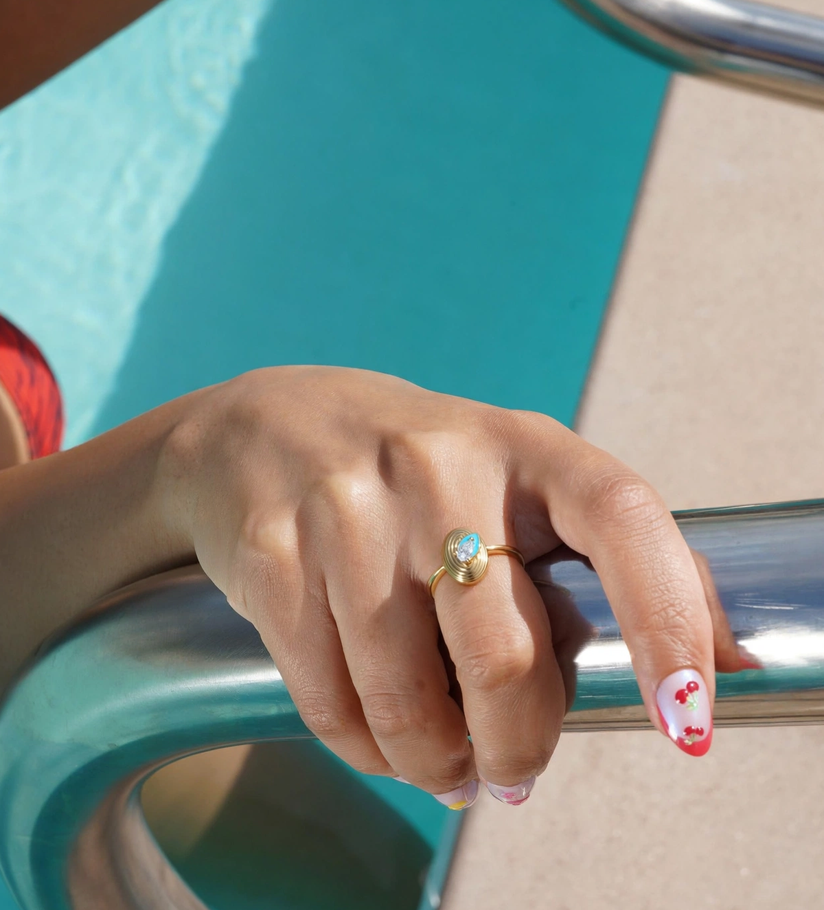 Morning Pear Ring