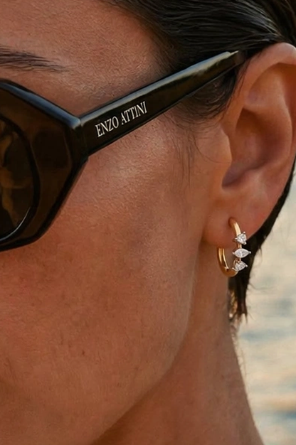 Between Marquise Earring