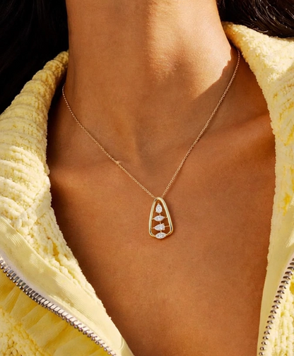 Path Marquise Necklace