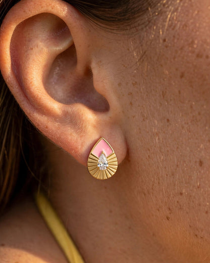 Quiet Pear Earring