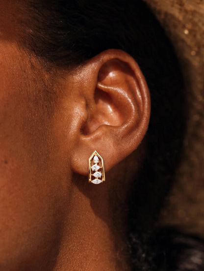 Path Marquise Earring