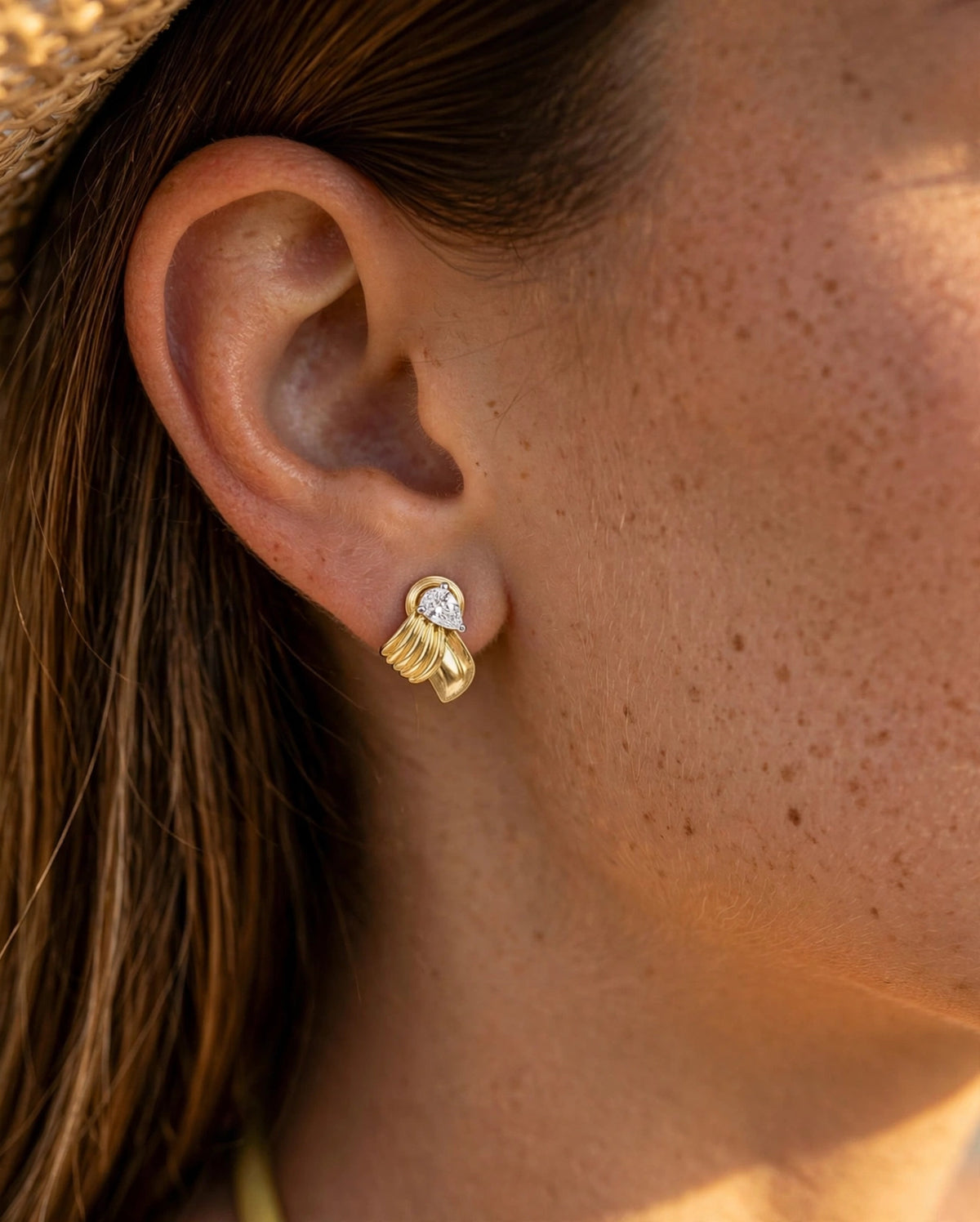 Stay Pear Earring