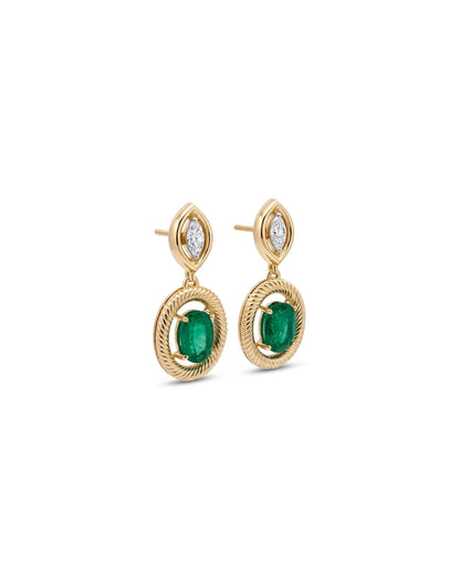 Found Marquise Earring