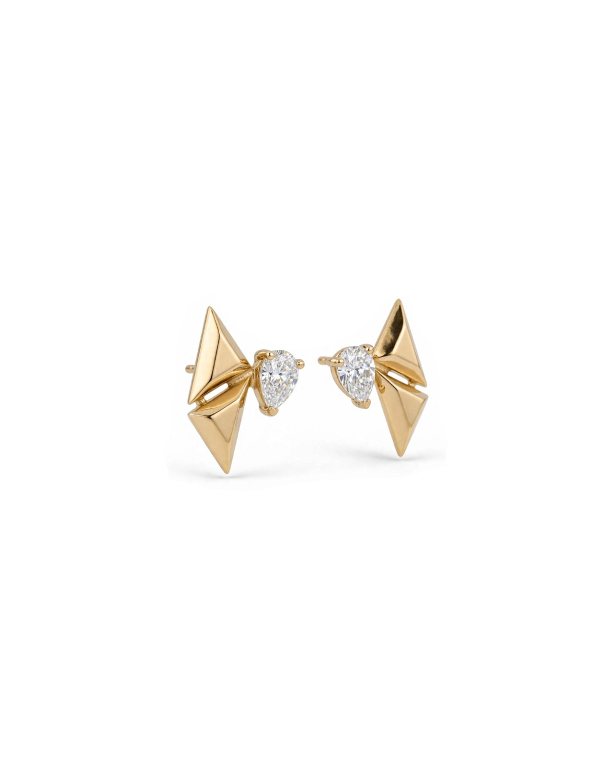 Thread Pear Earring