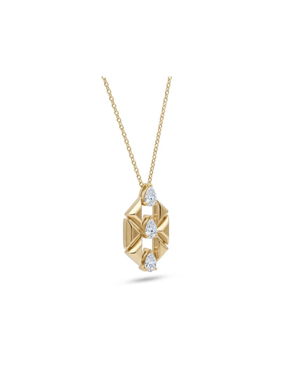 Thread Pear Necklace