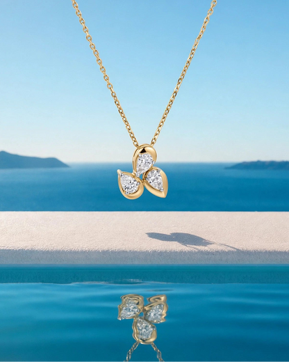 Echo Pear Necklace