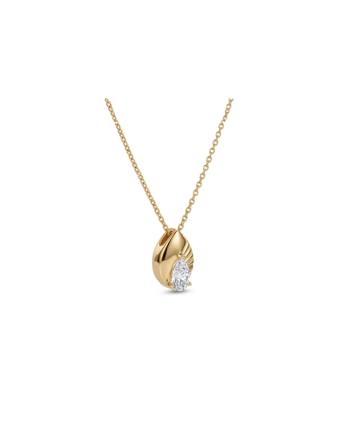 Spark Pear Necklace
