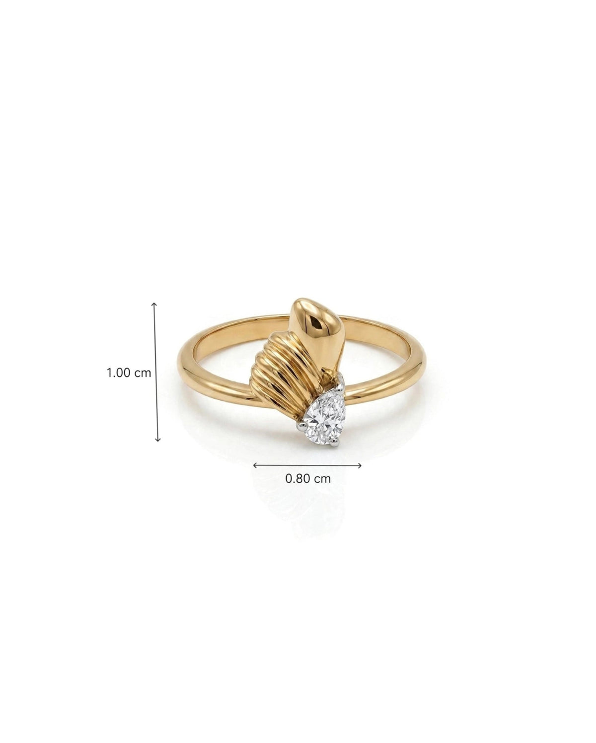 Thread Pear Ring