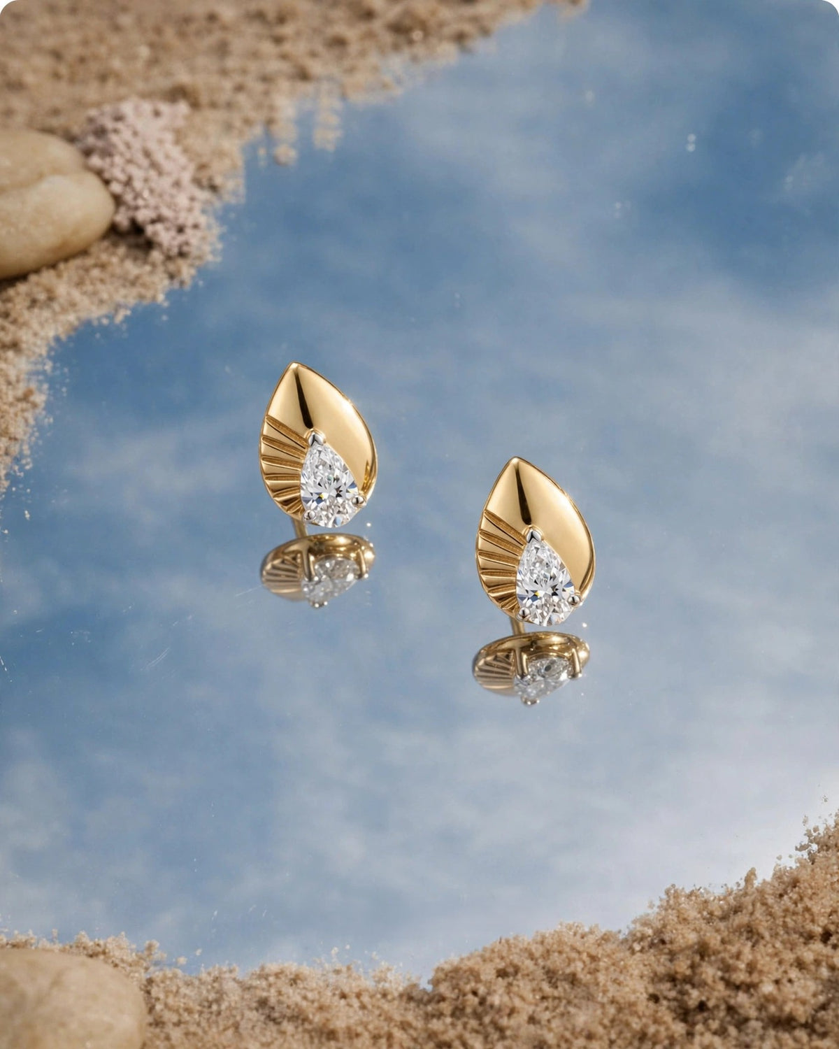 Spark Pear Earring