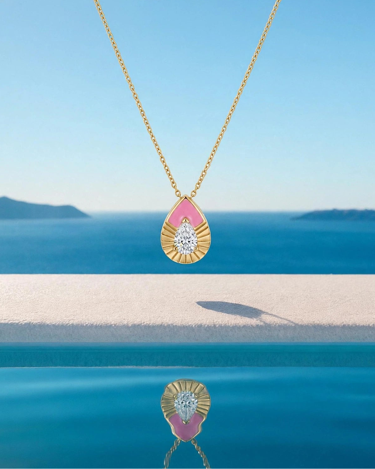 Quiet Pear Necklace
