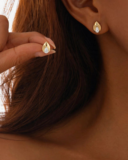 Spark Pear Earring