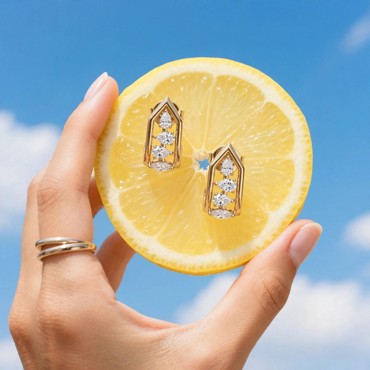 Path Marquise Earring