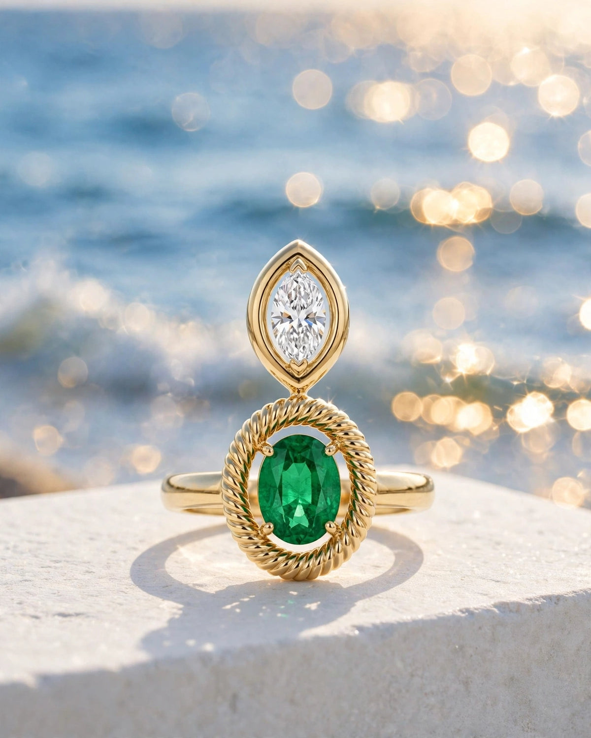 Found Marquise Ring