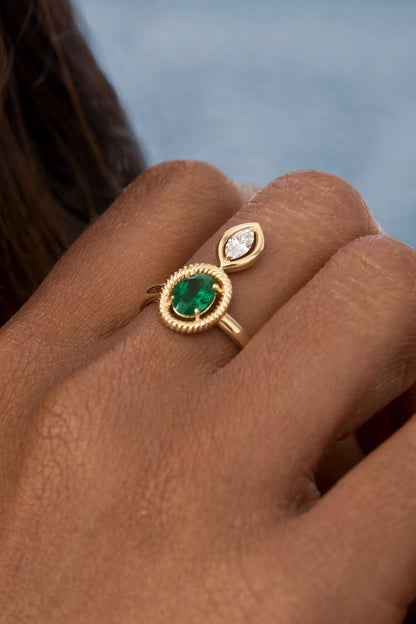 Found Marquise Ring