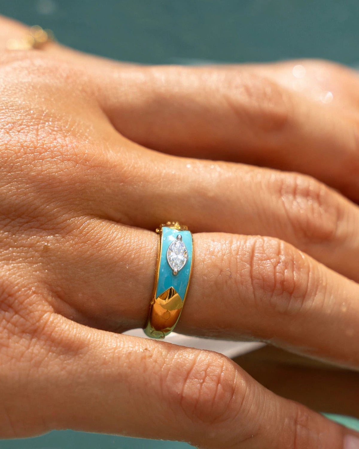Bond Marquise Ring
