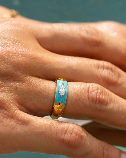 Bond Marquise Ring