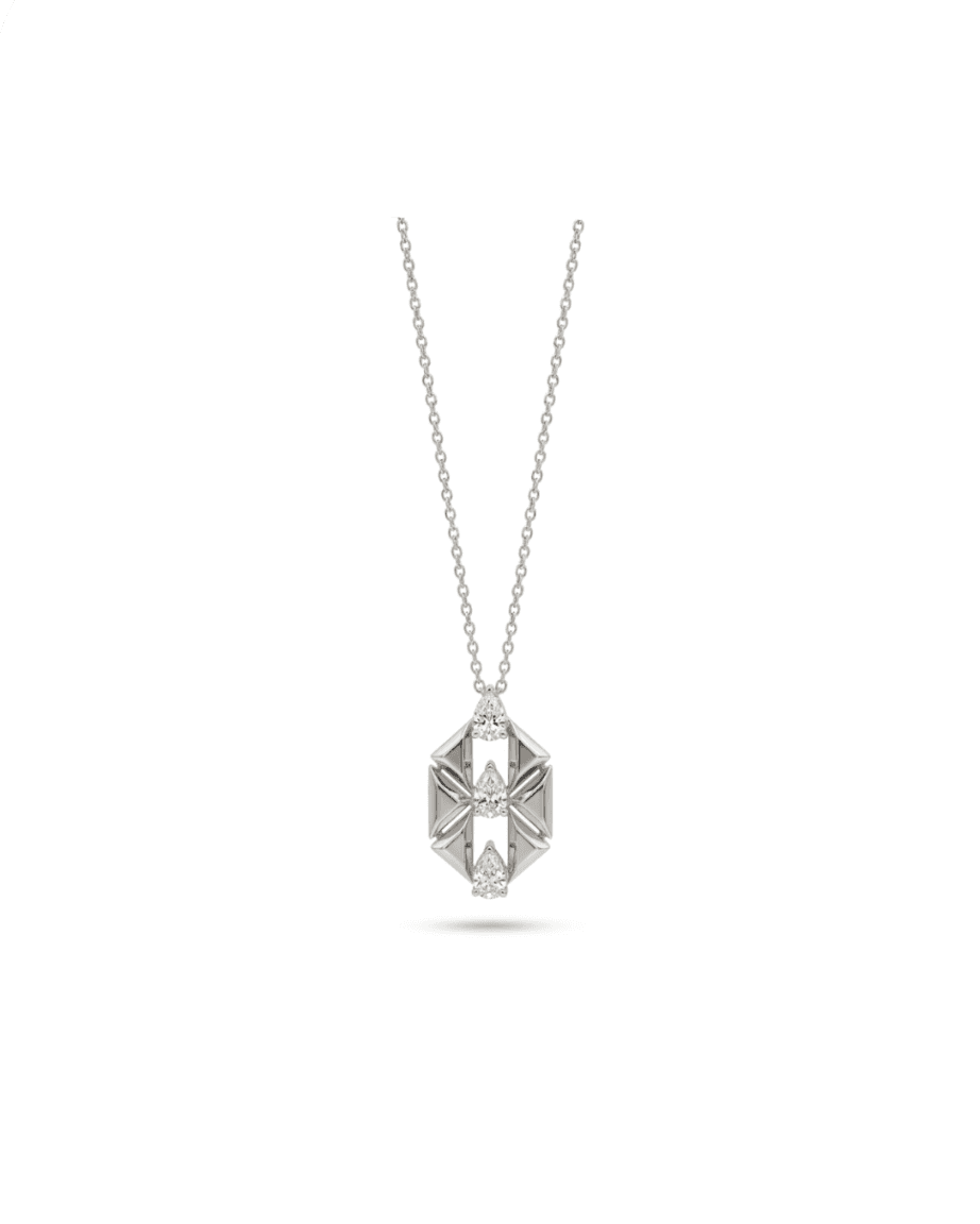 Thread Pear Necklace