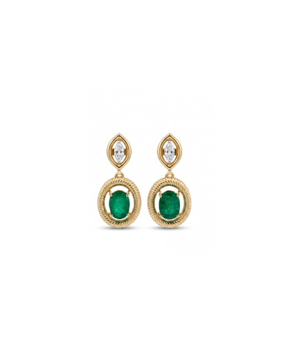 Found Marquise Earring