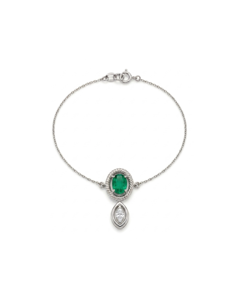 Found Marquise Bracelet