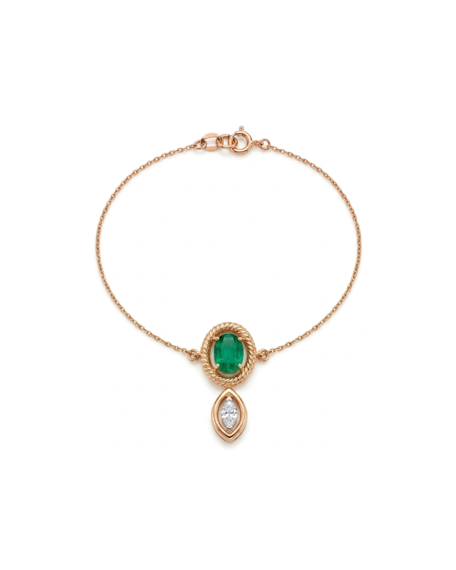 Found Marquise Bracelet