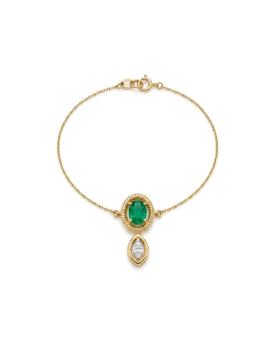 Found Marquise Bracelet