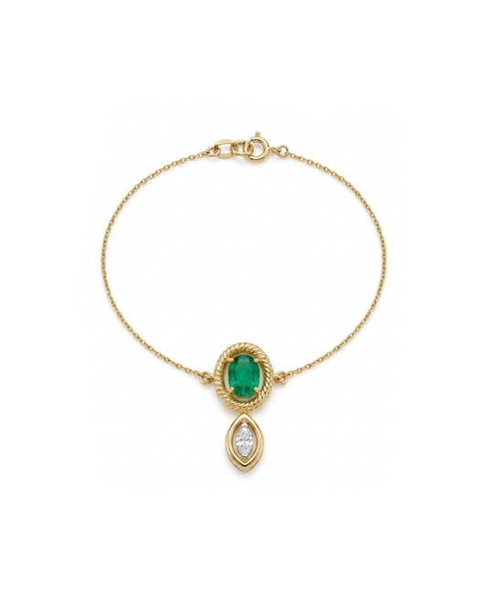 Found Marquise Bracelet