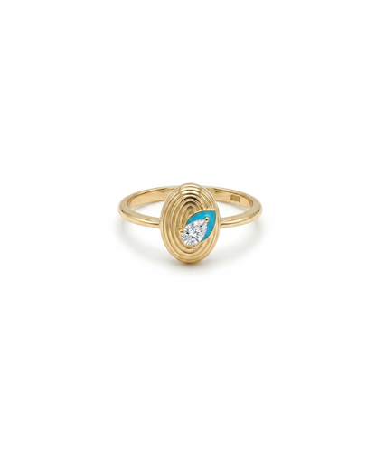 Morning Pear Ring