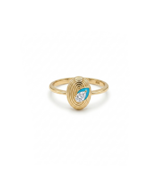 Morning Pear Ring