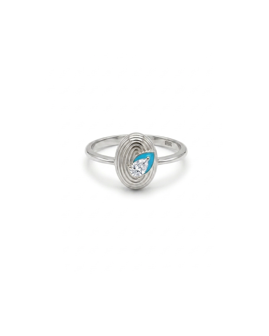 Morning Pear Ring