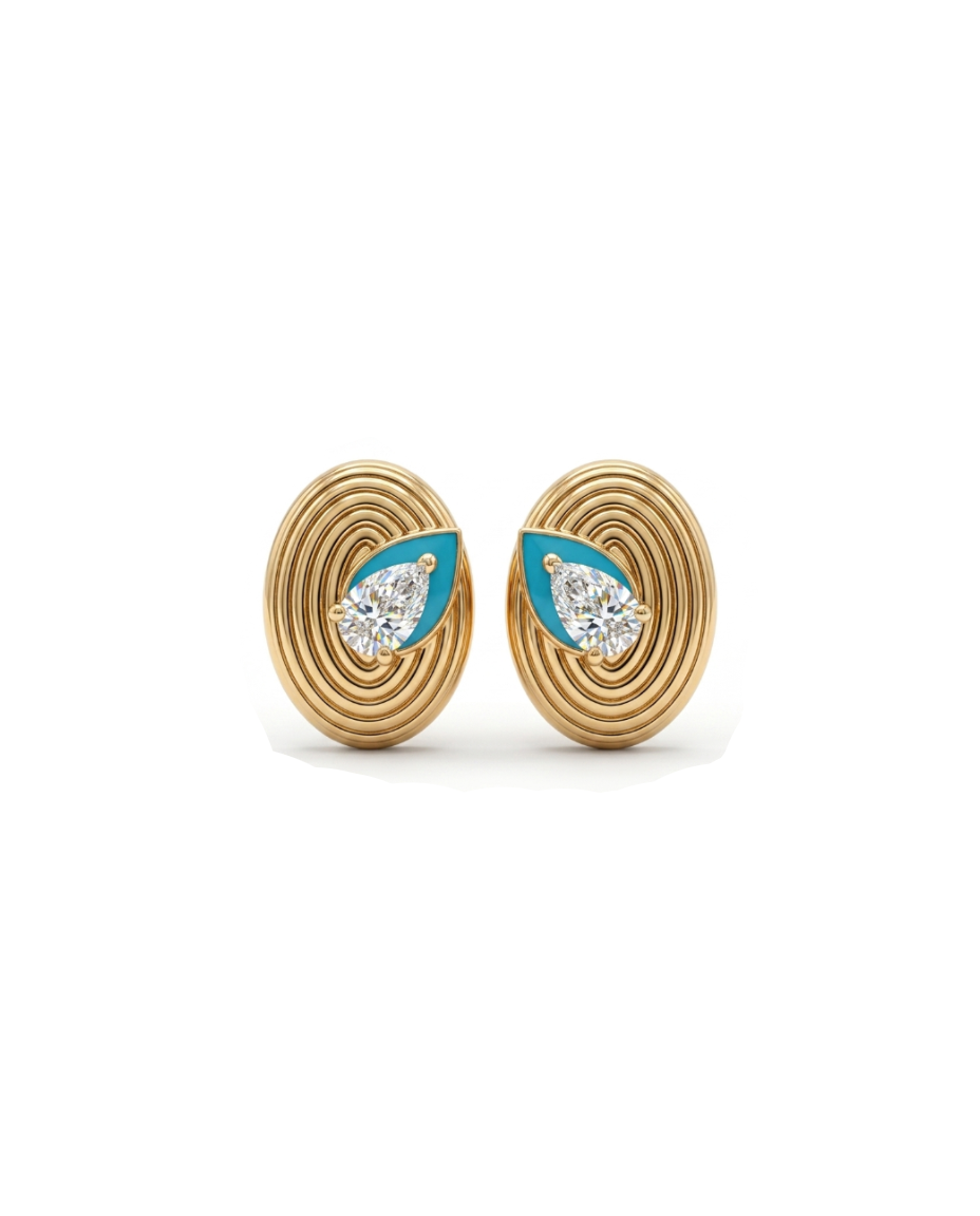 Morning Pear Earring